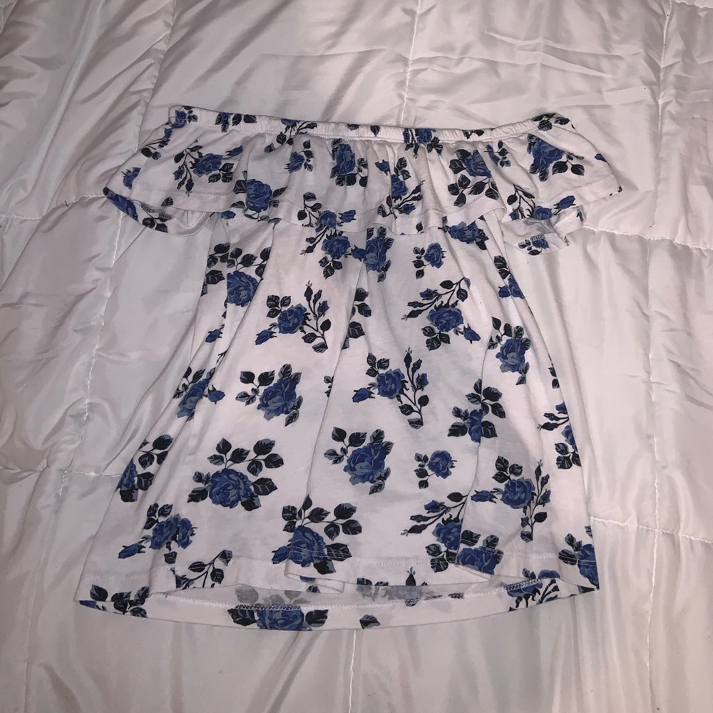 floral off the shoulder top